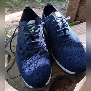 Cole Haan Grand Navy Knit Sneakers. Sz9B‎